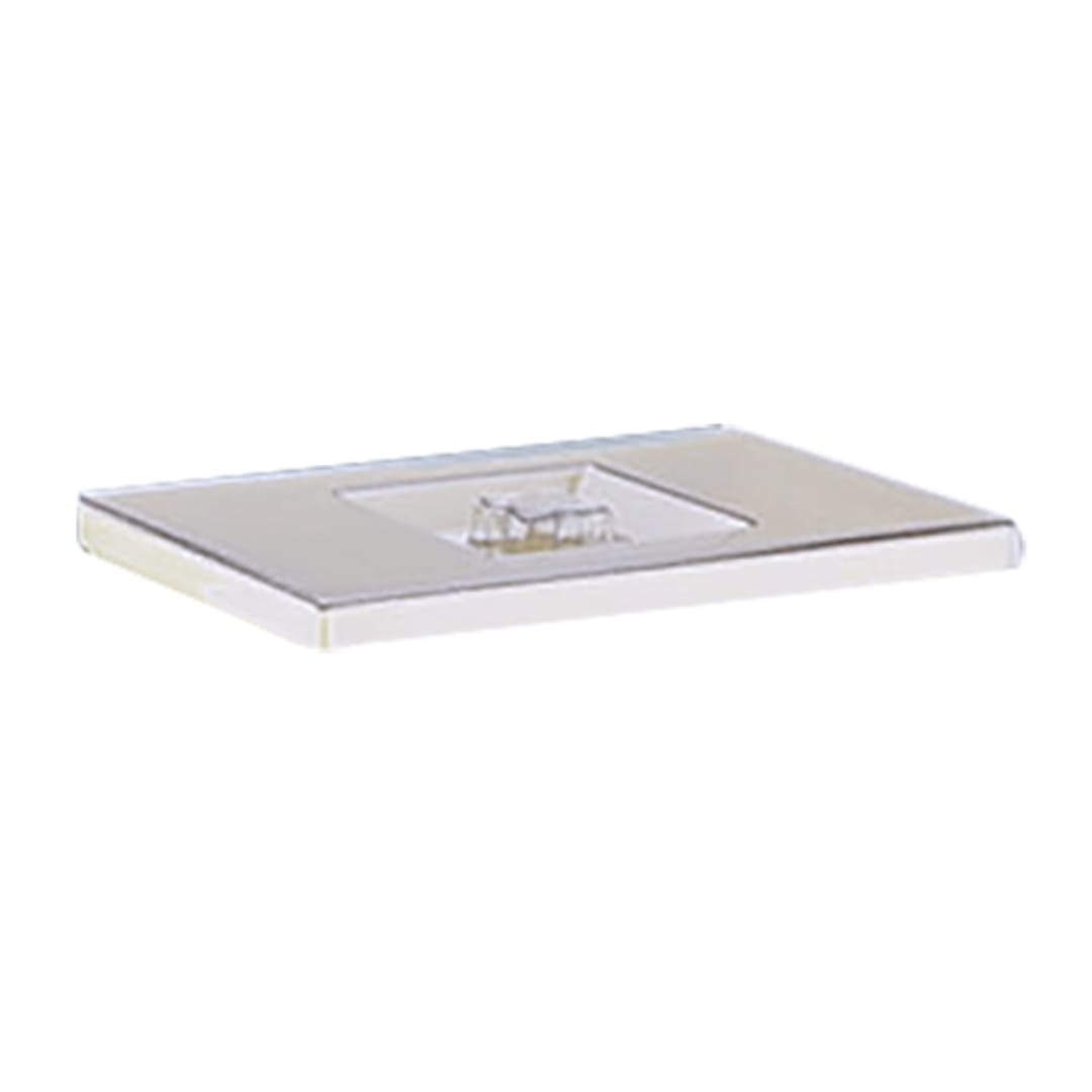 Faribo 434-2H Clear 14-3/4" x 9-1/2" Poly Cover For P434 Bin