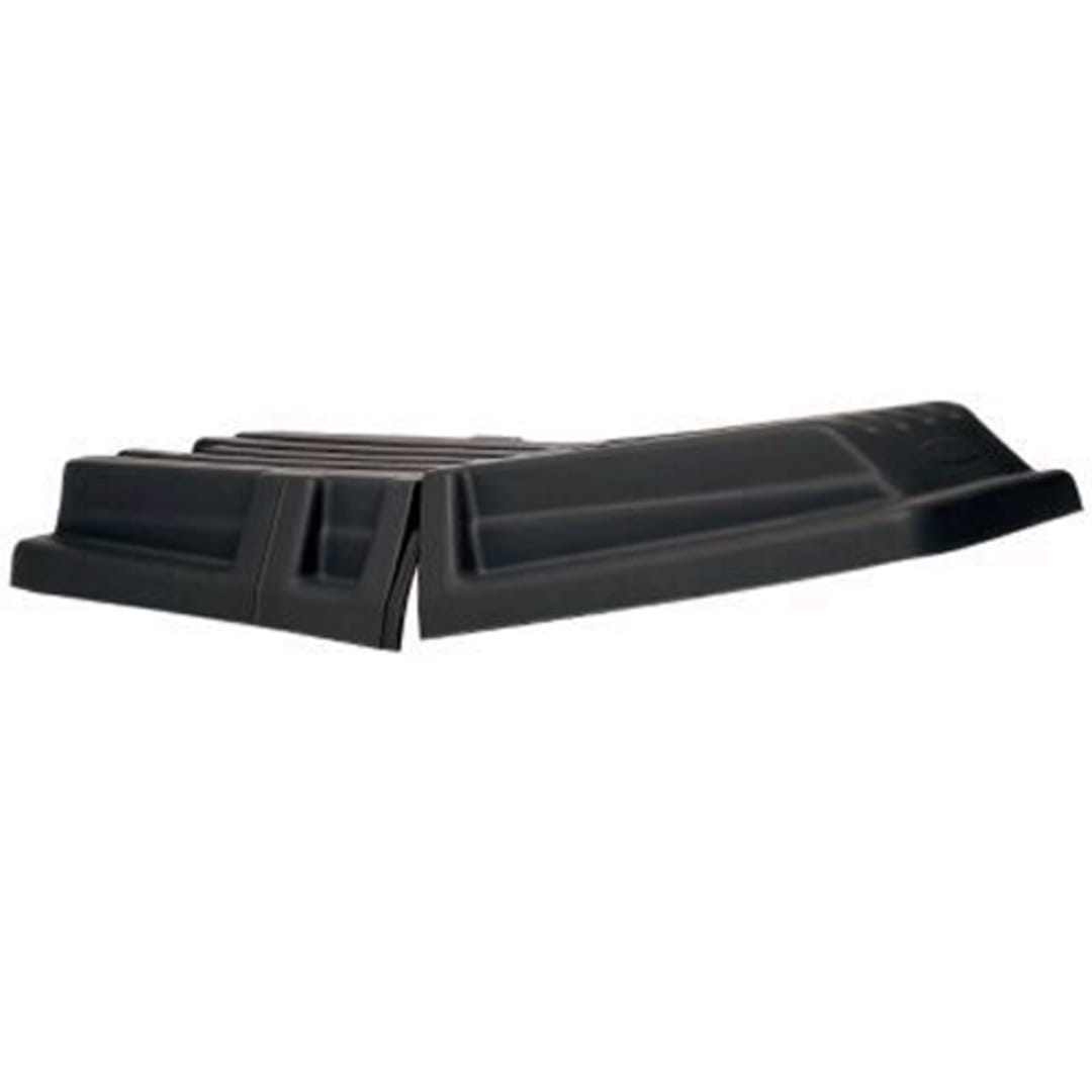Rubbermaid FG130700BLA Domed Hinged Lid for 1/2 Cu. Yard Tilt Trucks