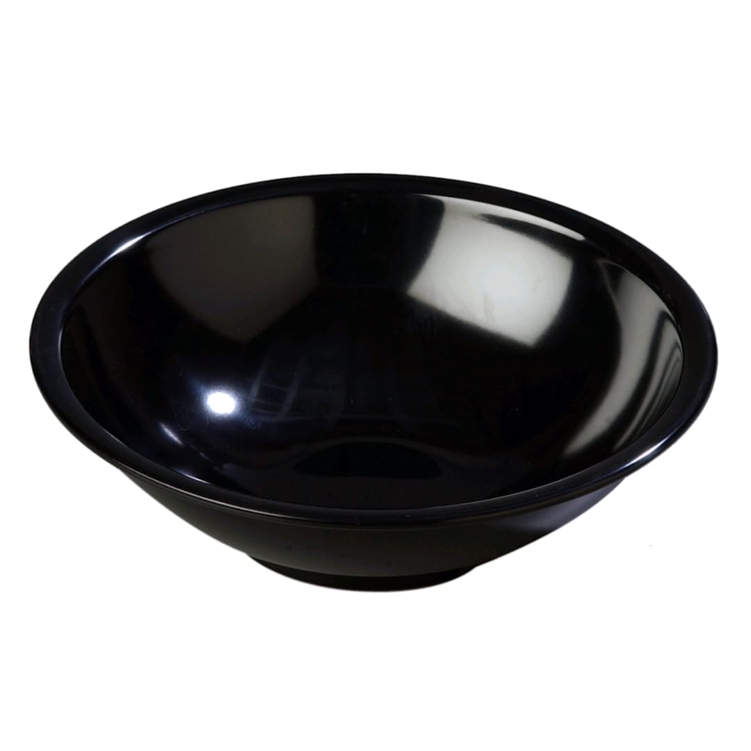 Carlisle 800B03 27 Oz. Black Salad Bowl