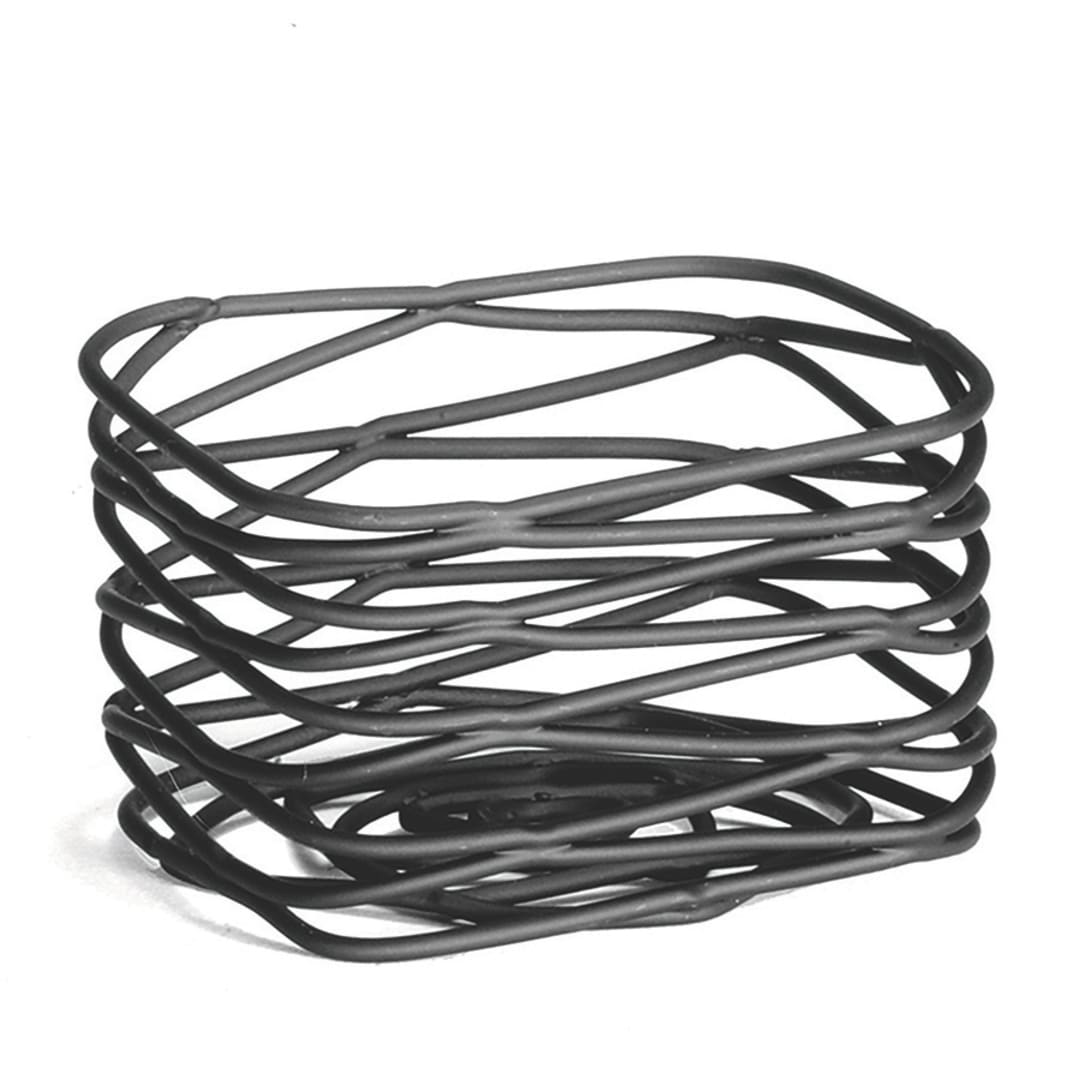 TableCraft BK156 Artisan Collection Black Metal Sugar Packet Holder