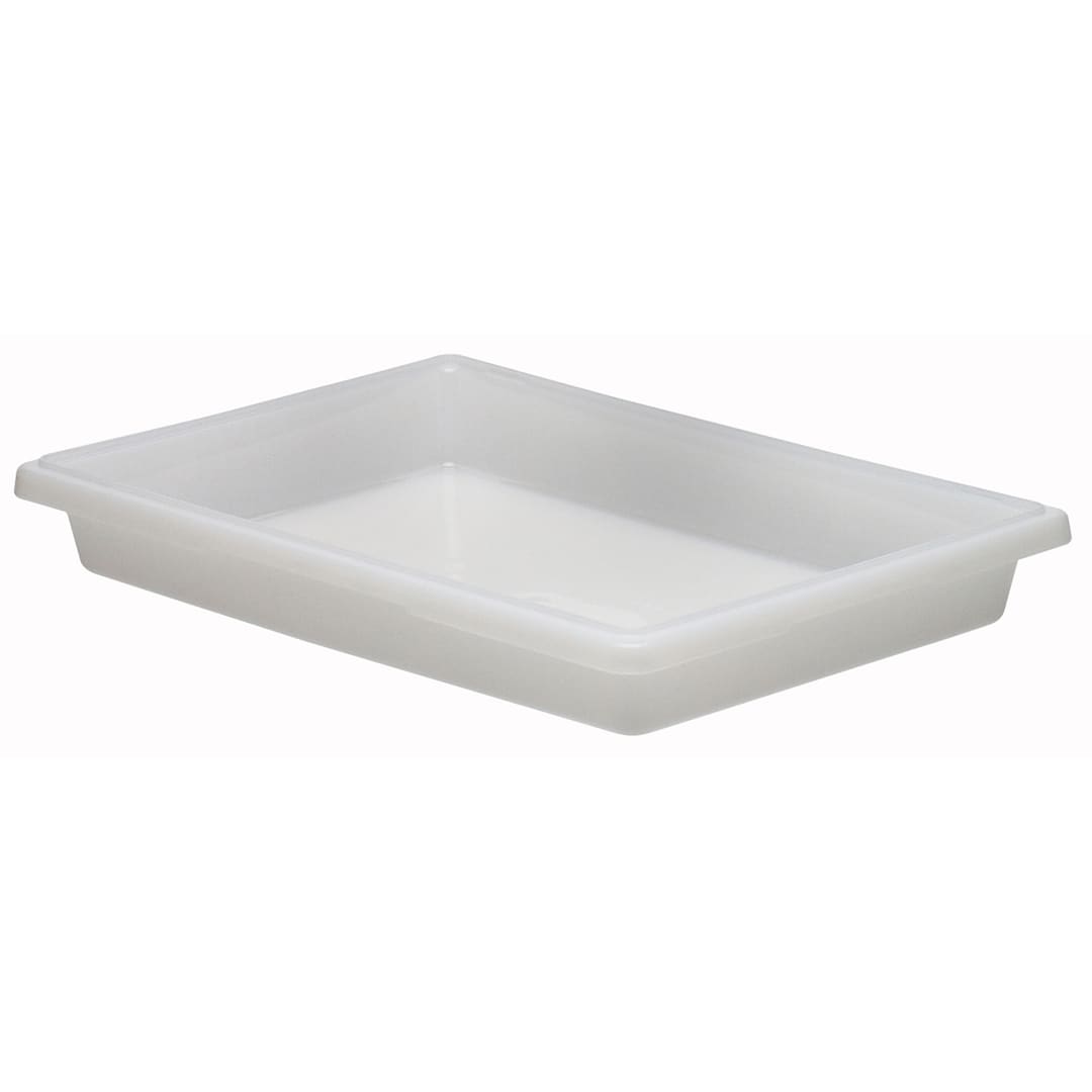 Cambro 18263P148 Camwear White 18" x 26" x 3.5" Food Storage Box