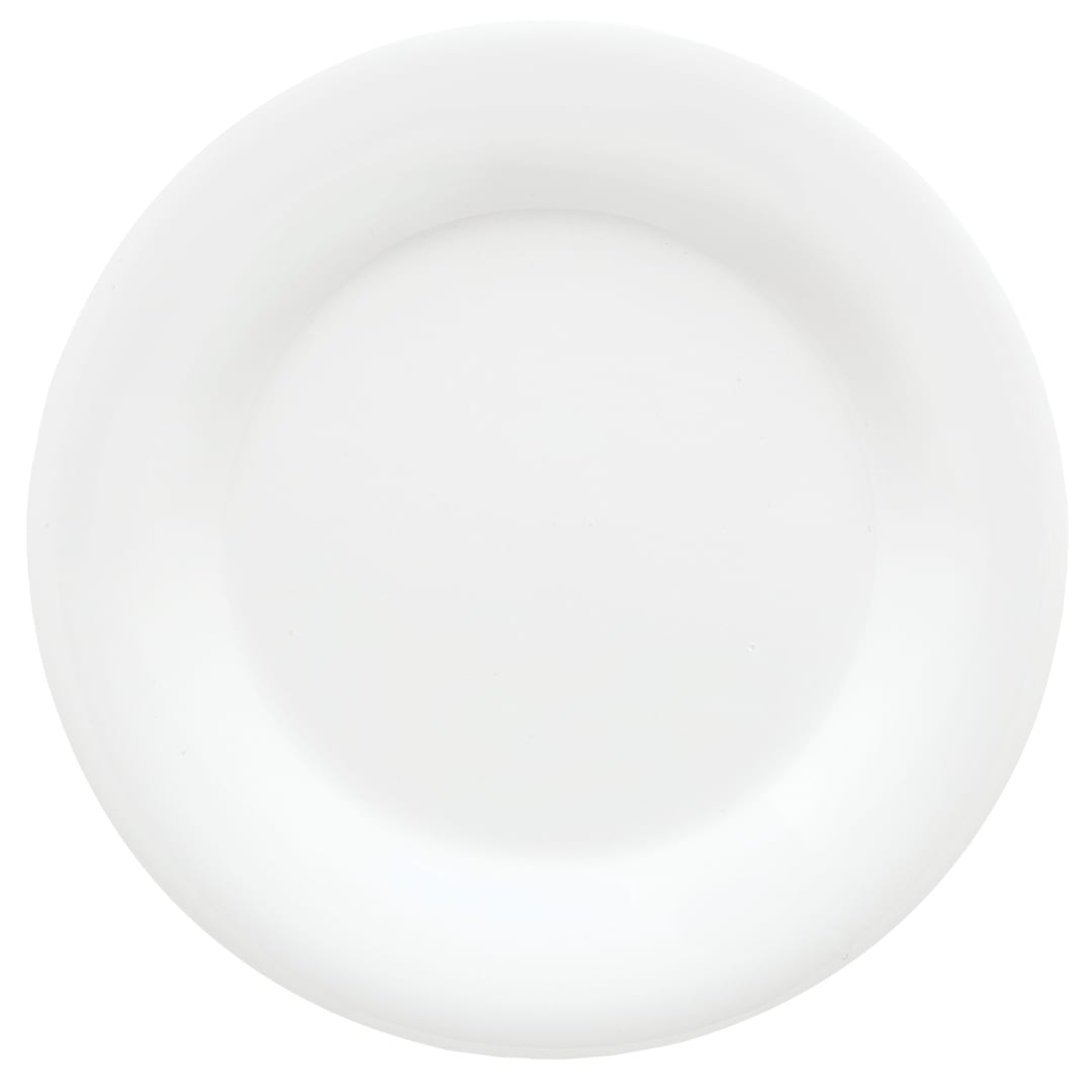 G.E.T. WP-9-DW Diamond White 9" Wide Rim Plate