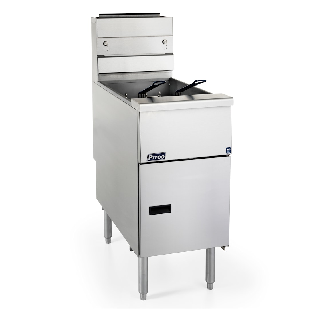 Pitco® SG14S-LP Solstice 50 Lb. Tank 110,000 BTU Propane Gas Fryer