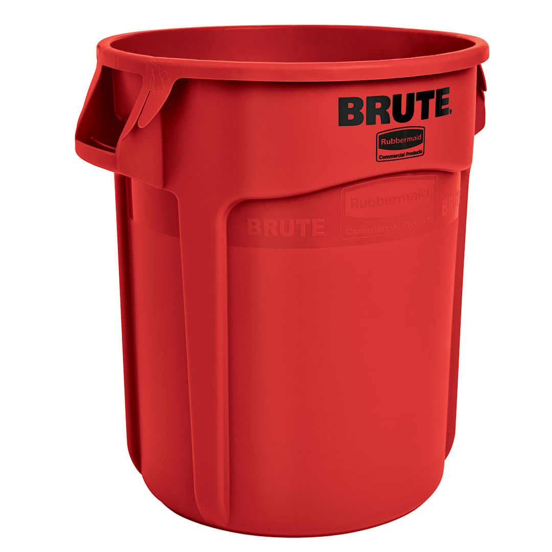 Rubbermaid FG262000RED Red 20 Gallon BRUTE Waste Container