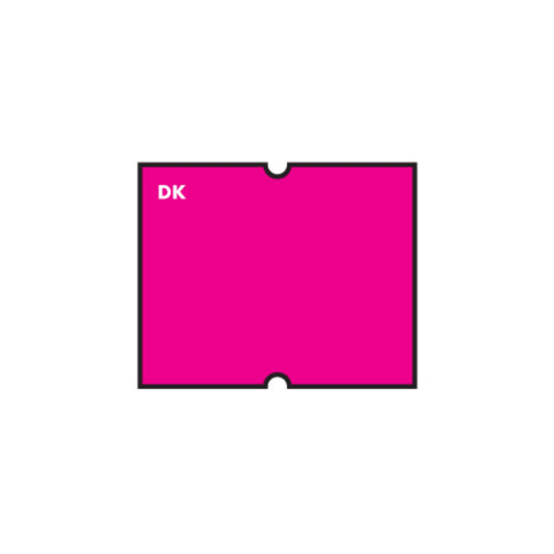 DayMark 110449 Fluorescent Pink Label For DM-4 Label Gun - 6000 / PK