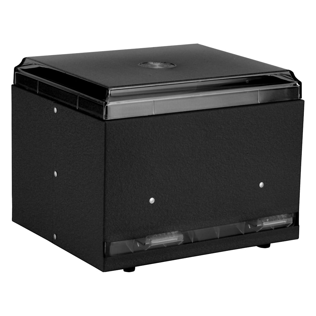 Traex 3802-06 Black Double Sided Bulk Straw Dispenser