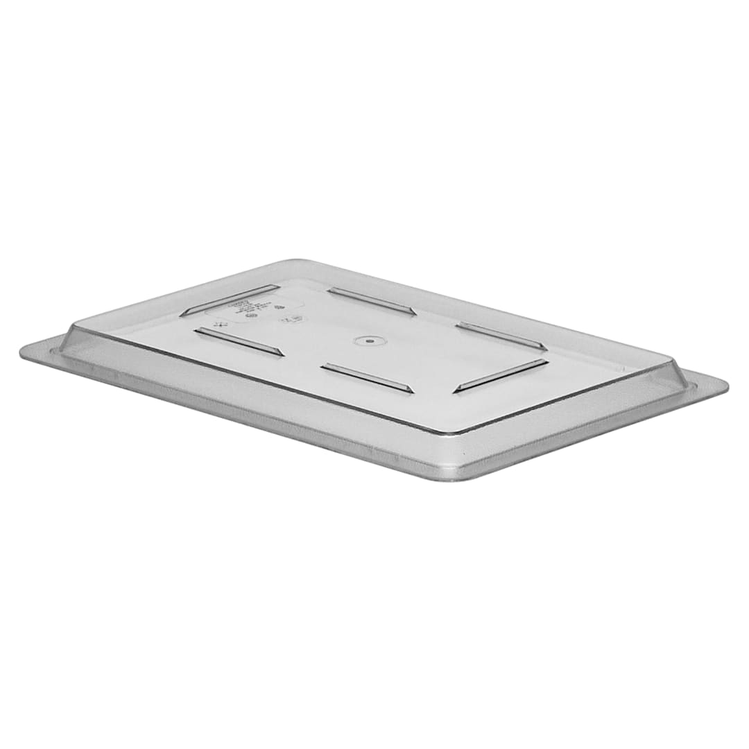Cambro 1218CCW135 Camwear Clear 12" x 18" Food Storage Box Cover / Lid