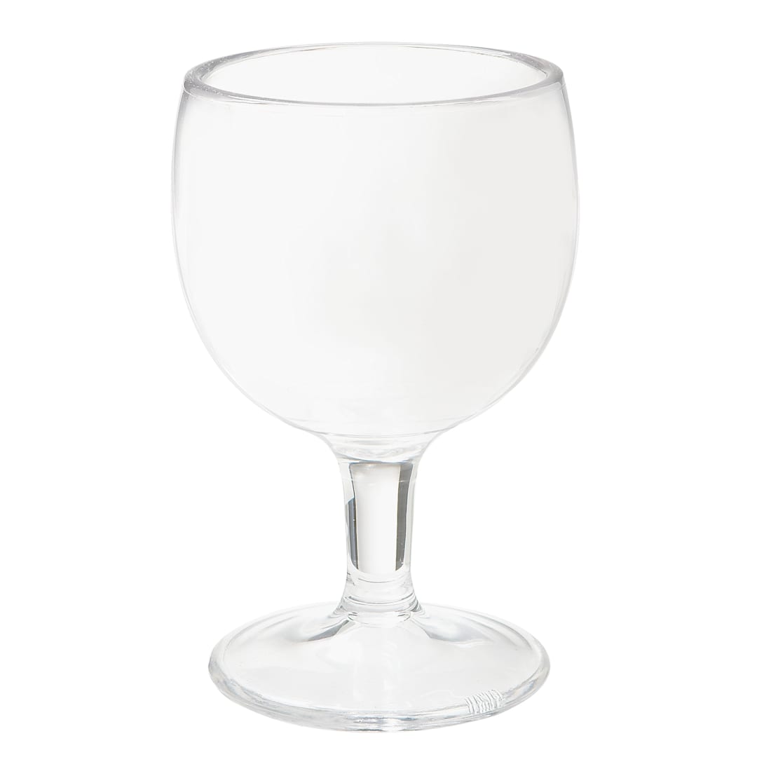 G.E.T. GOB-12-1-SAN-CL Clear SAN Plastic 12 Oz. Goblet
