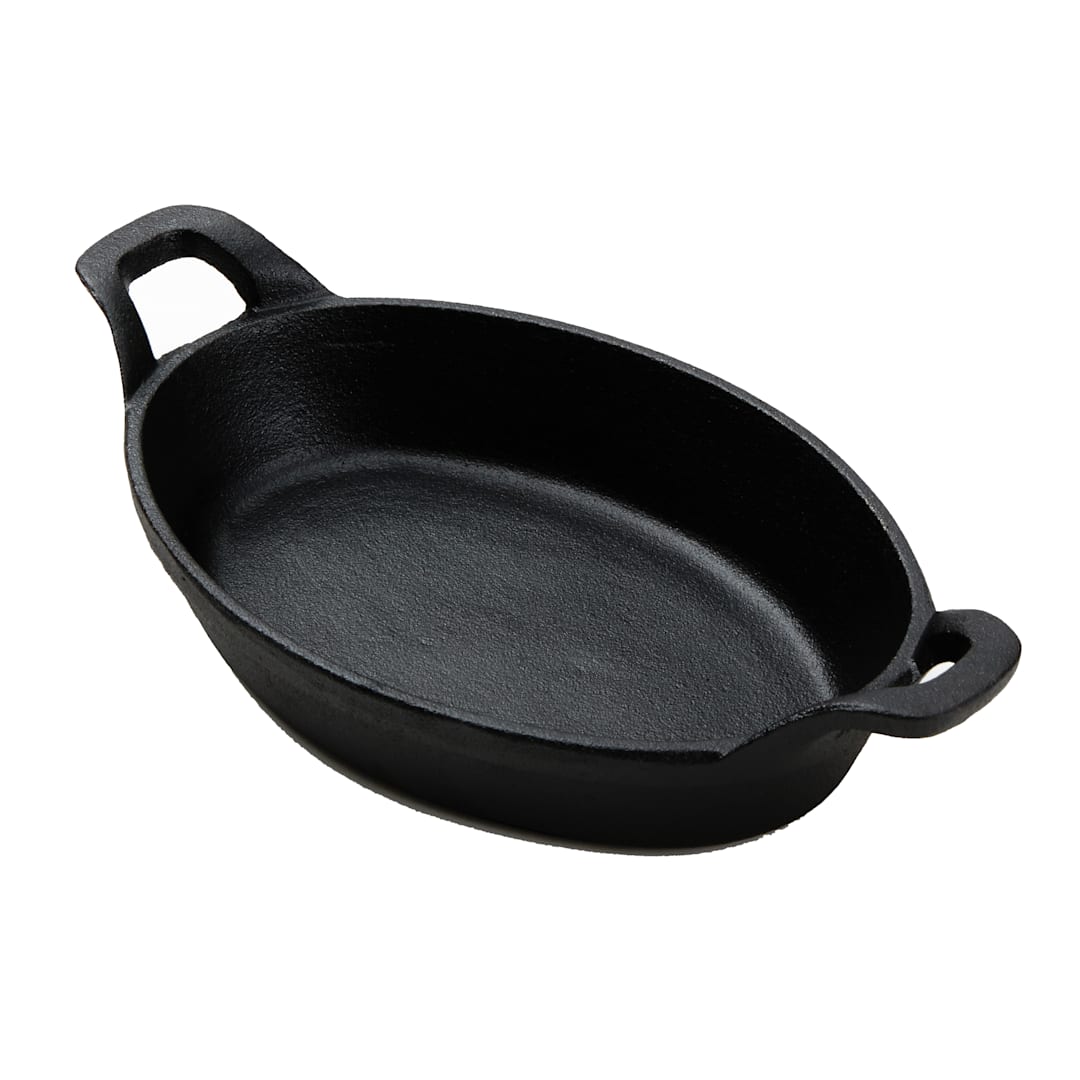 American Metalcraft CIPOV856 Mini Round 24.8 Oz. Cast Iron Casserole