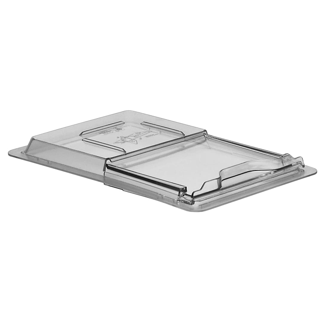Cambro 1218SCCW135 Camwear Clear Half-Size SlidingLid Food Box Cover