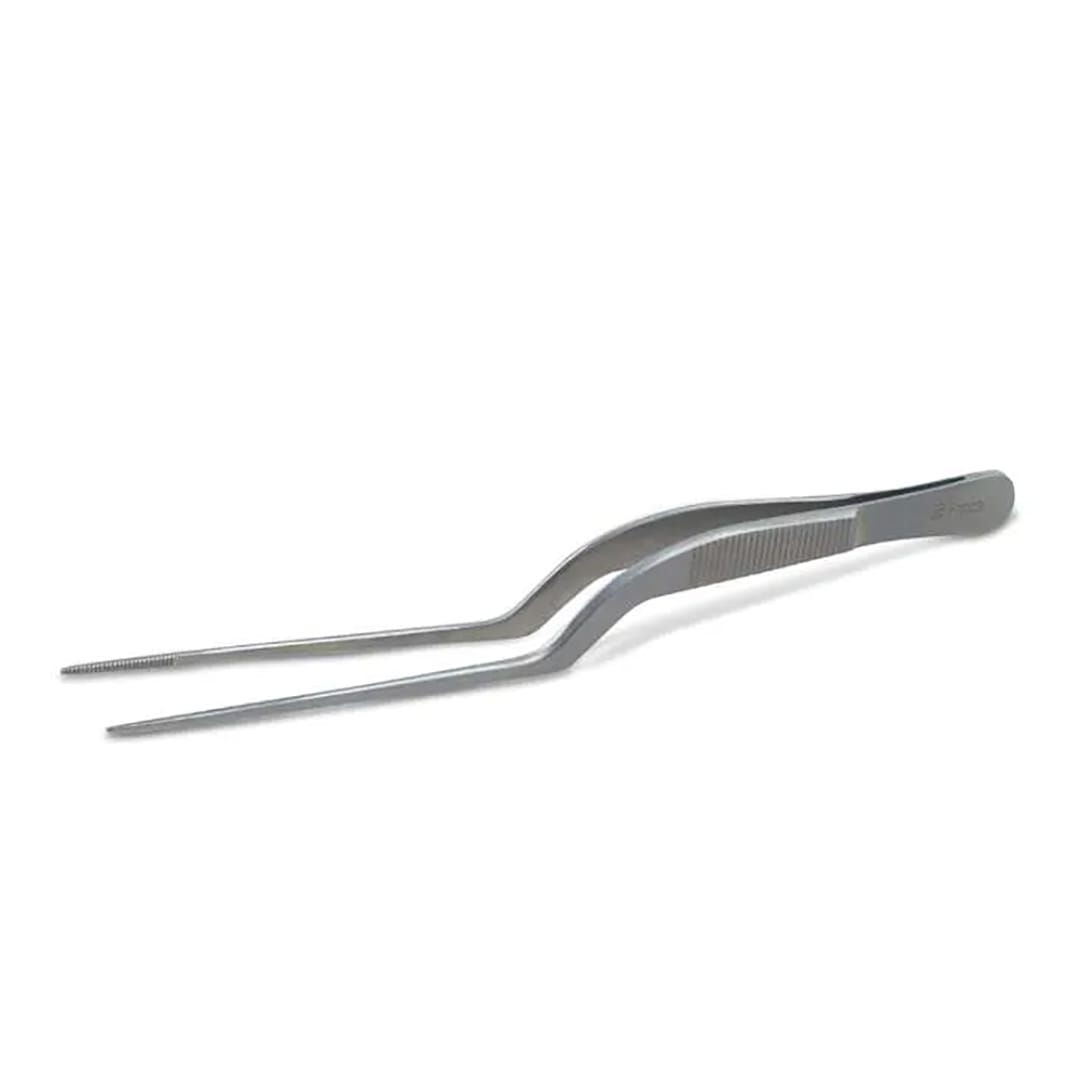 Mercer Culinary M35236 S/S Fine Tip 6.5" Offset Tweezer