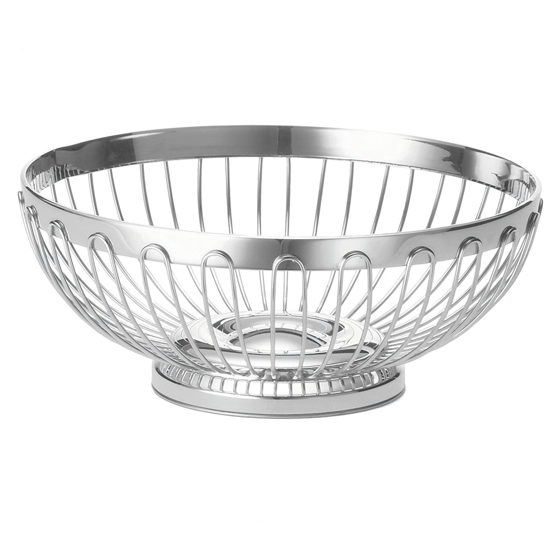 TableCraft 6177 Regent S/S 7" x 2-3/4" Round Basket