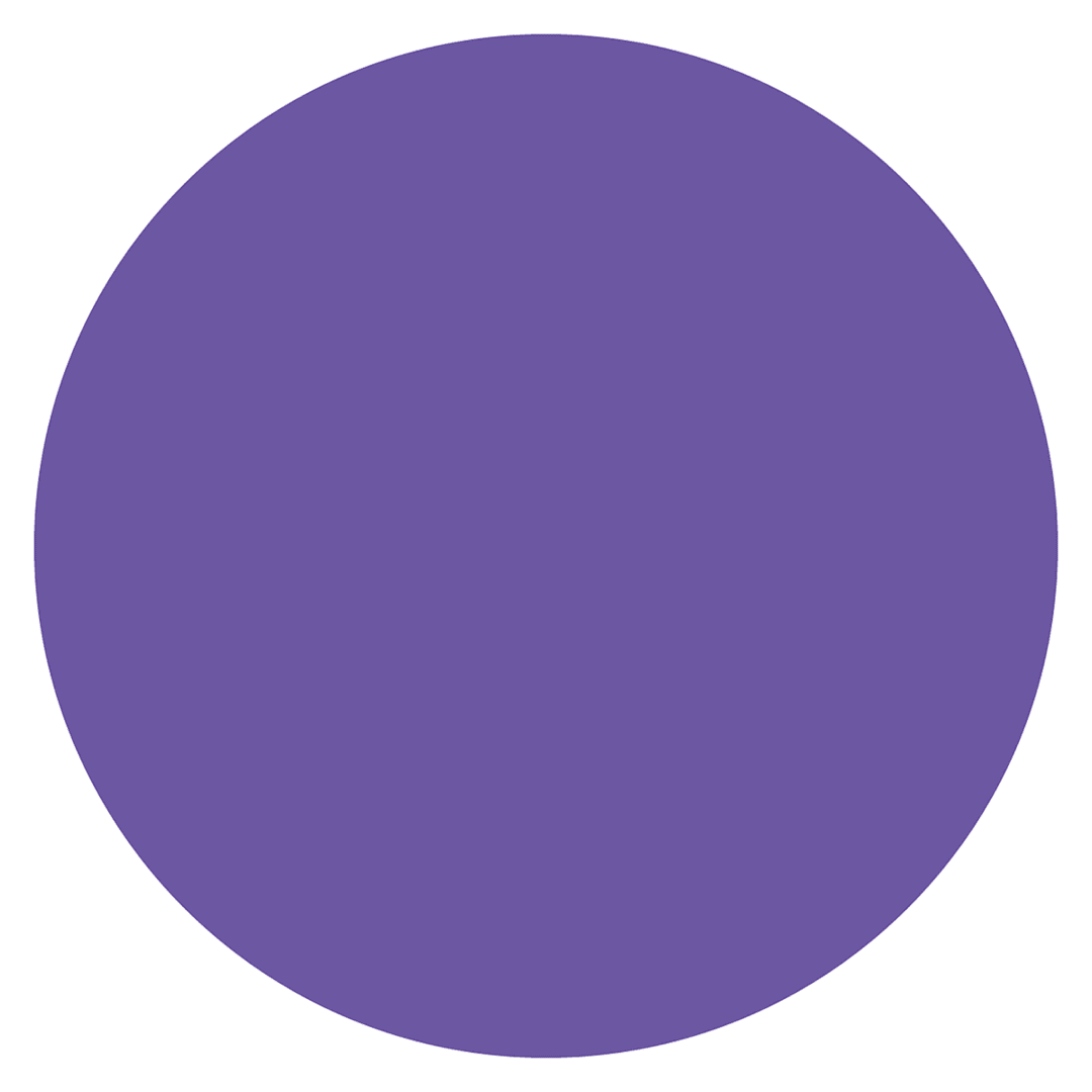 DayMark 112245 MoveMark 3/4" Circle Purple Blank Label - 2000 / RL