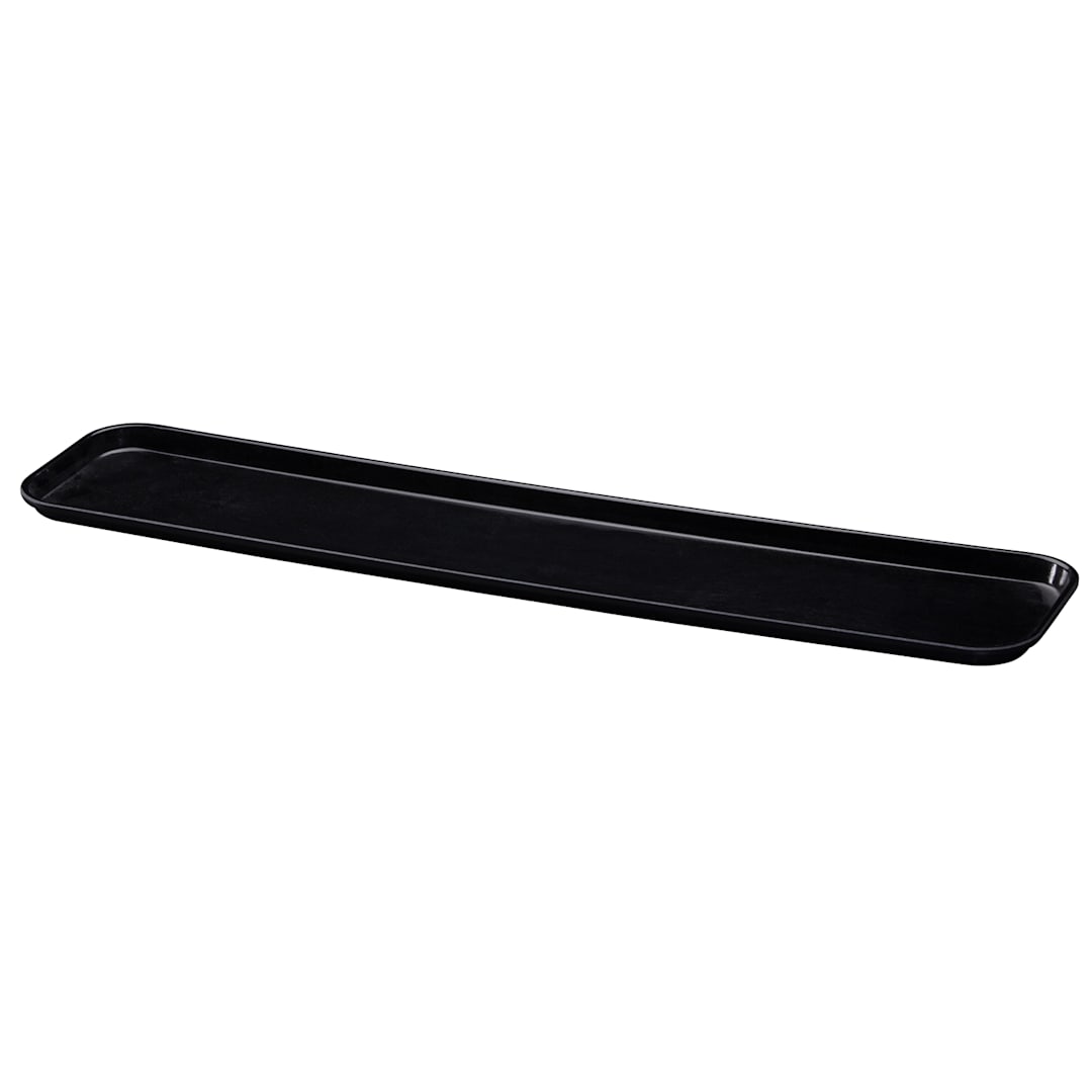 Cambro 630MT110 Black 6-7/16" x 30" Market Display Tray