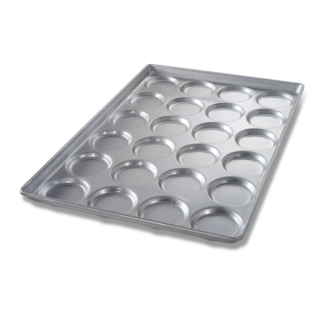 Chicago Metallic 42345 24-Cavity Hamburger / Muffin Top / Cookie Pan