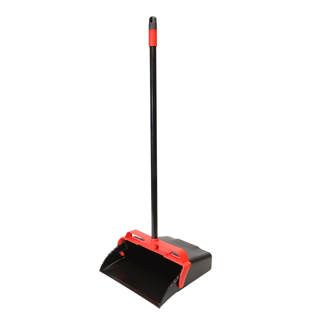 O-Cedar Commercial ® 96208 MaxiPlus® Black Lobby Dustpan With Rear Wheels