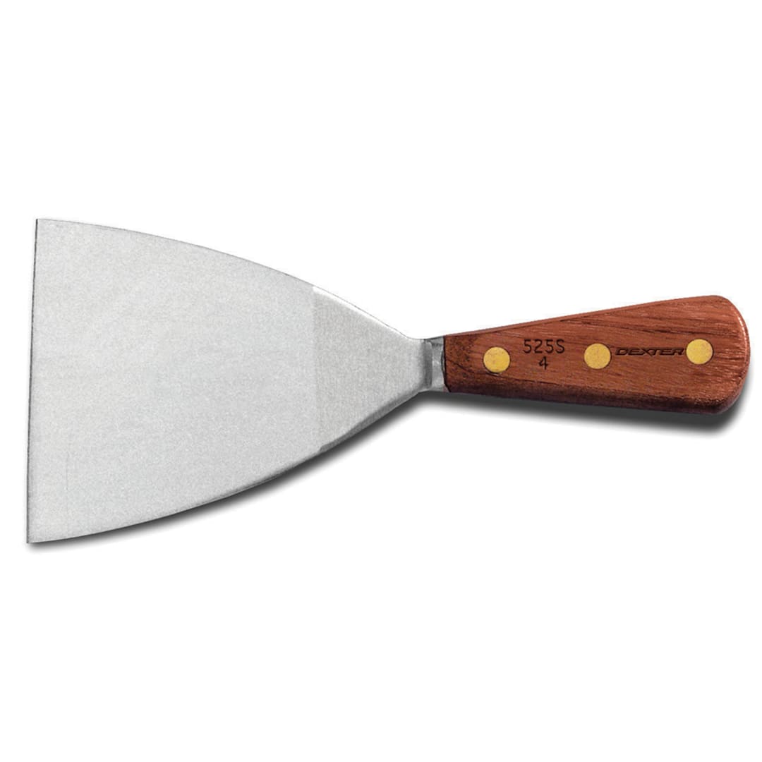 Dexter Russell 525S-4 High Carbon Wood Handle 4" Griddle Scraper