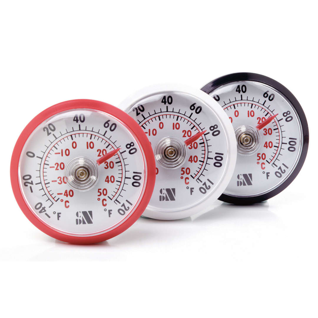 CDN® AT120 Stick 'M Ups Indoor / Outdoor Thermometer - Dozen