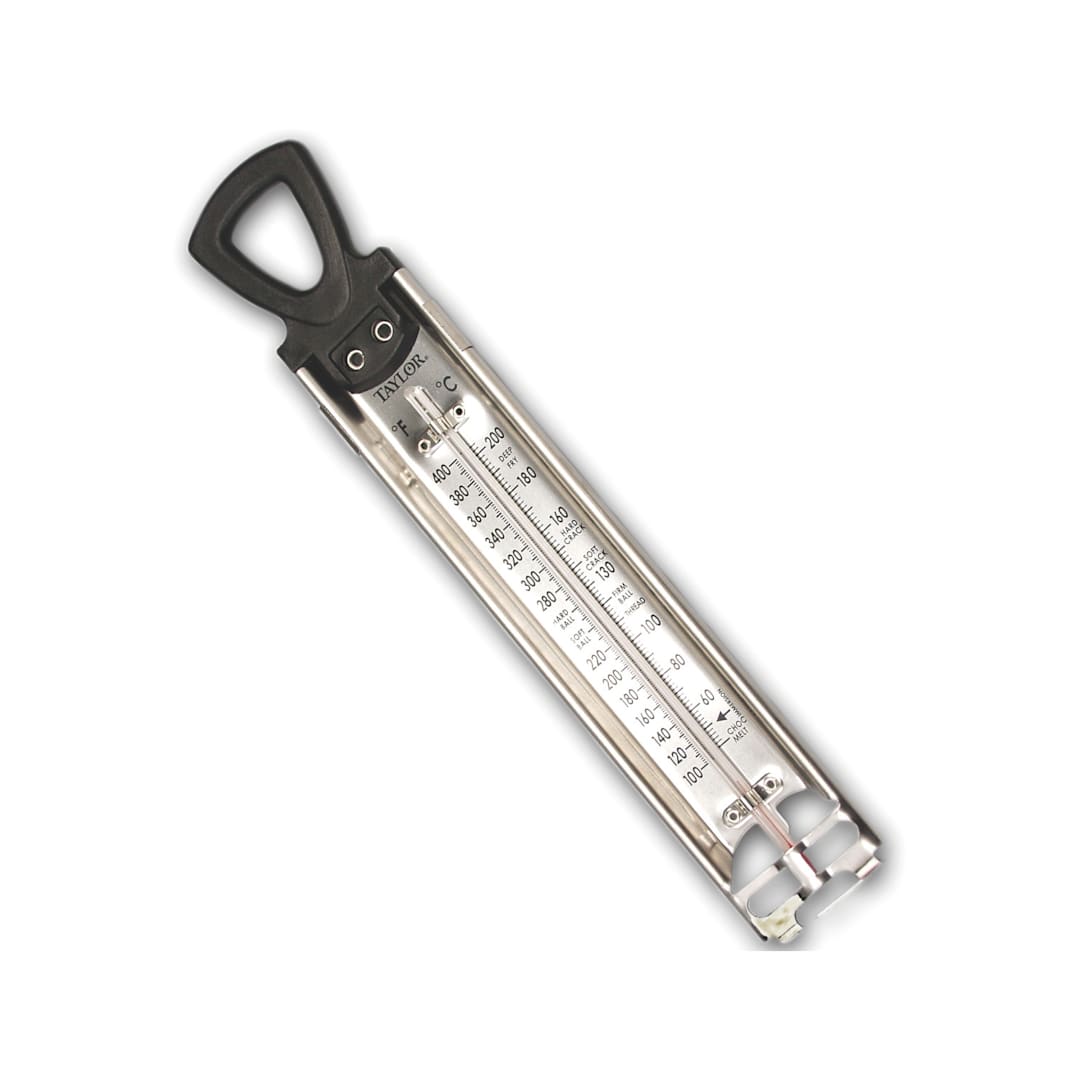 Taylor Precision 5983N S/S Candy / Fry Thermometer w/ Insulated Handle
