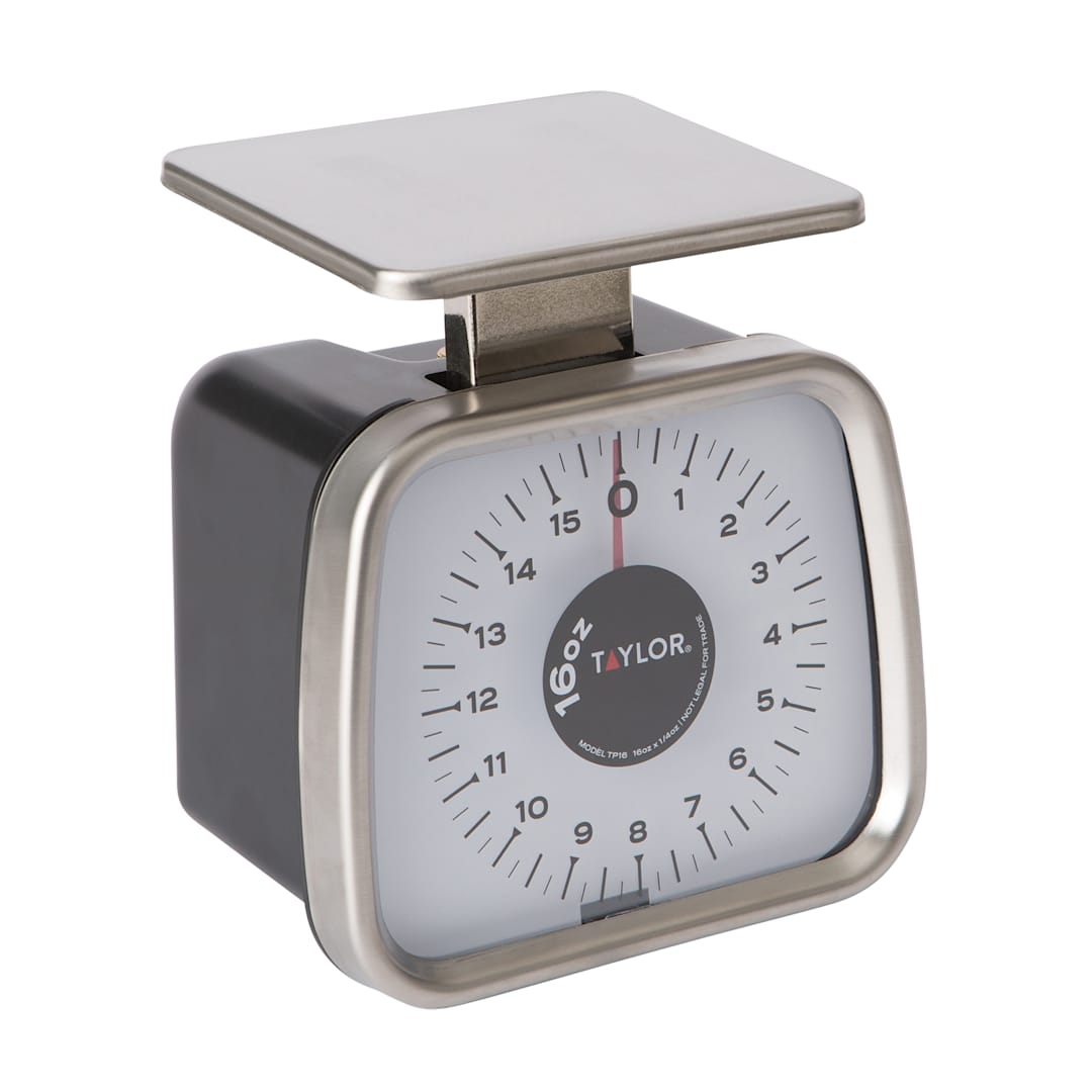 Taylor® TP16 Compact Dial 16 Oz. Portion Scale with S/S Platform