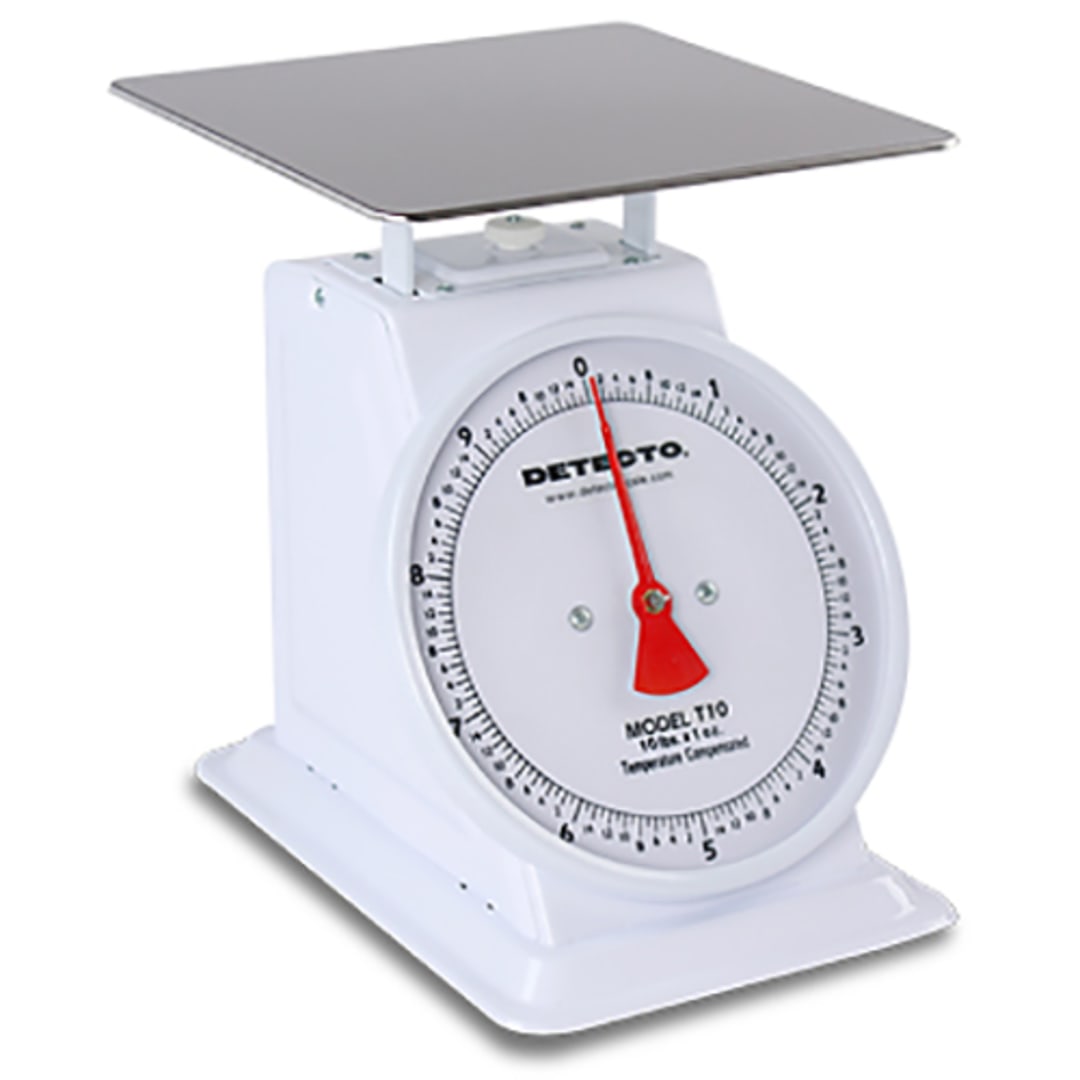 Detecto® T10 Large Top Loading 10 Lb. Fixed Dial Scale