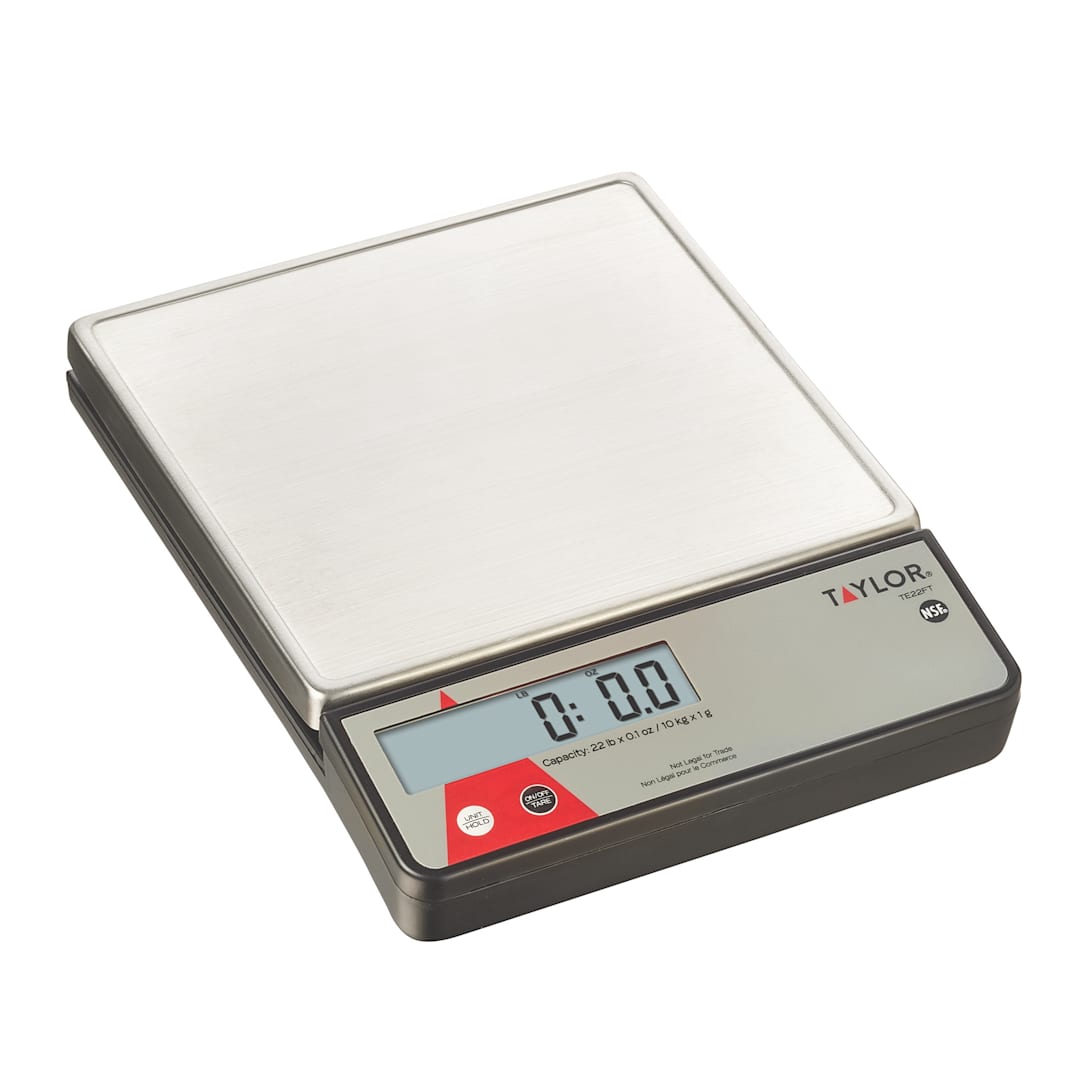 Taylor® Precision Products TE22FT 22 Lb. Digital Portion Scale