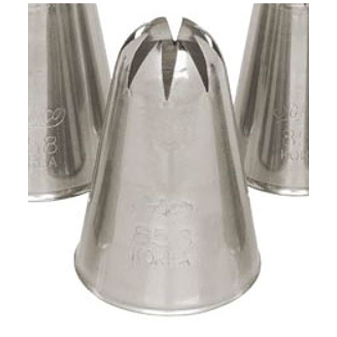 Ateco 856 Deep Cut Closed Star Pastry Tube #856