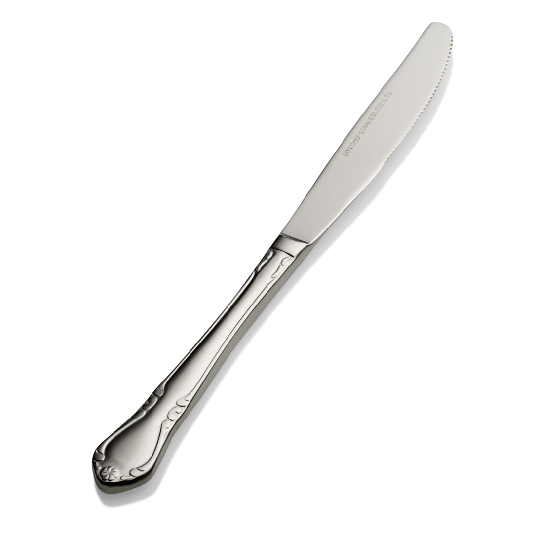 Bon Chef S1812 Queen Anne Stainless SH European Dinner Knife - Dozen
