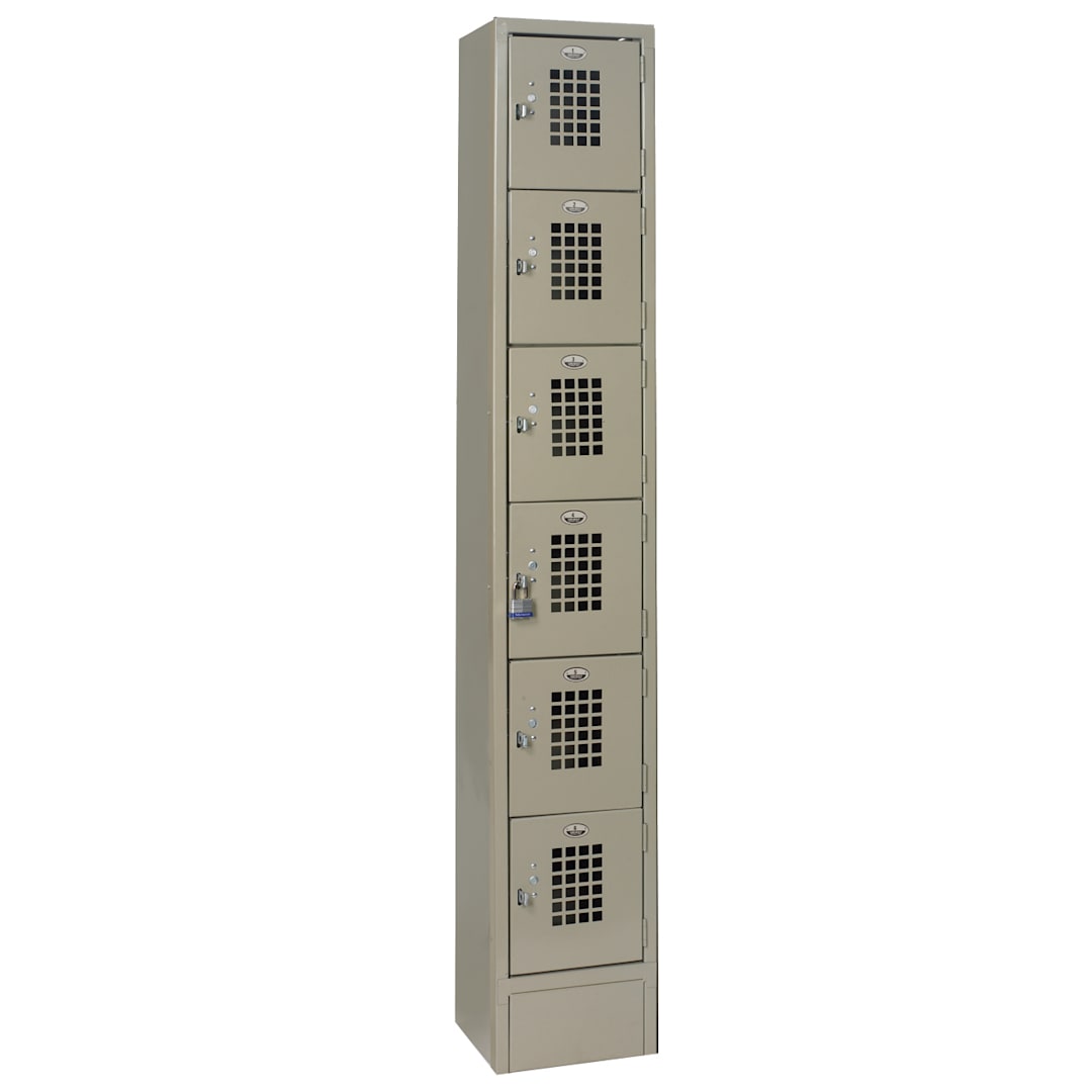 Win-Holt® WL-66 One Column Locker with Six Lockers per Column