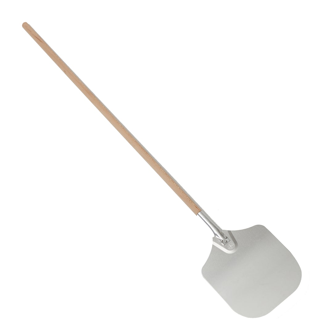 American Metalcraft 6412 Medium Blade 64 In Pizza Peel w/ Wood Handle