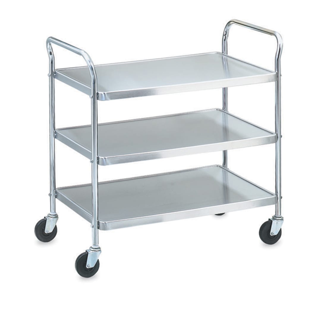 Vollrath® 97105 Money Saver Knockdown S/S 3-Shelf Cart