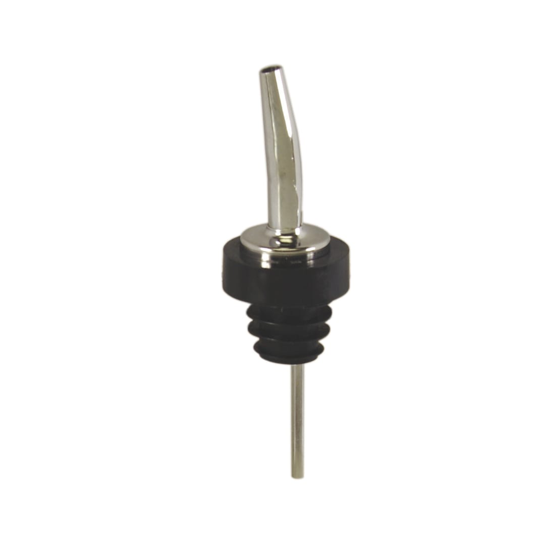 Spill-Stop 285-51 Chrome Tapered Pourer With Poly-Kork - Dozen
