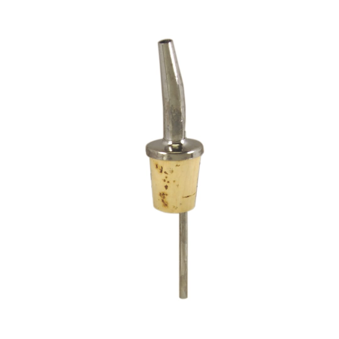 Spill-Stop 285-00 Chrome Tapered Pourer With Cork - Dozen