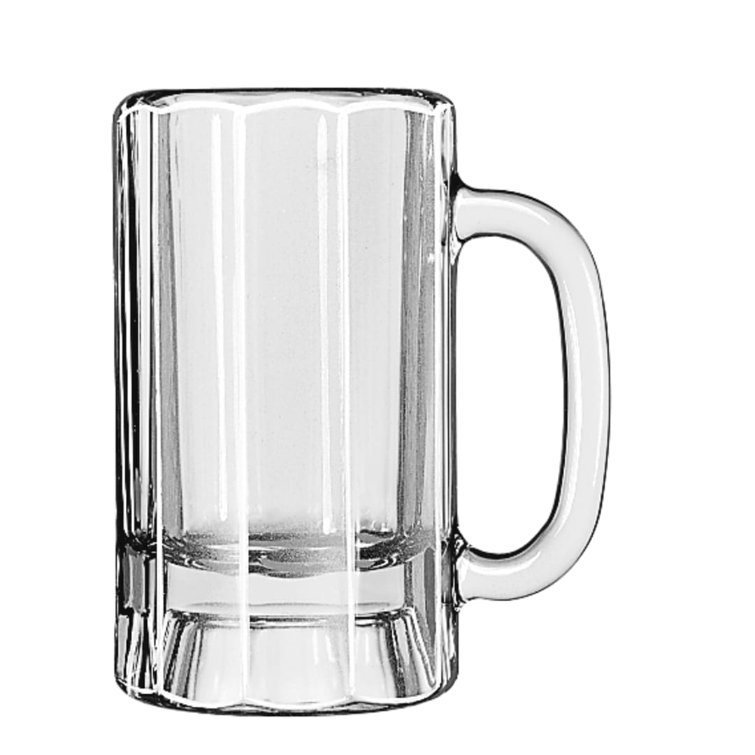 Libbey 5018 Clear 14 Ounce Paneled Mug