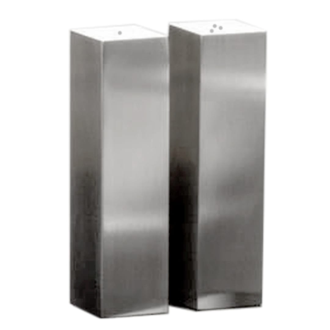 American Metalcraft SPDX33 Tall Triangular S/S Salt And Pepper Shakers