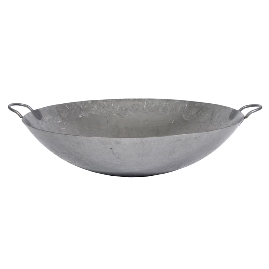 Town Food Service 34728 28" Hand Hammered Cantonese Wok
