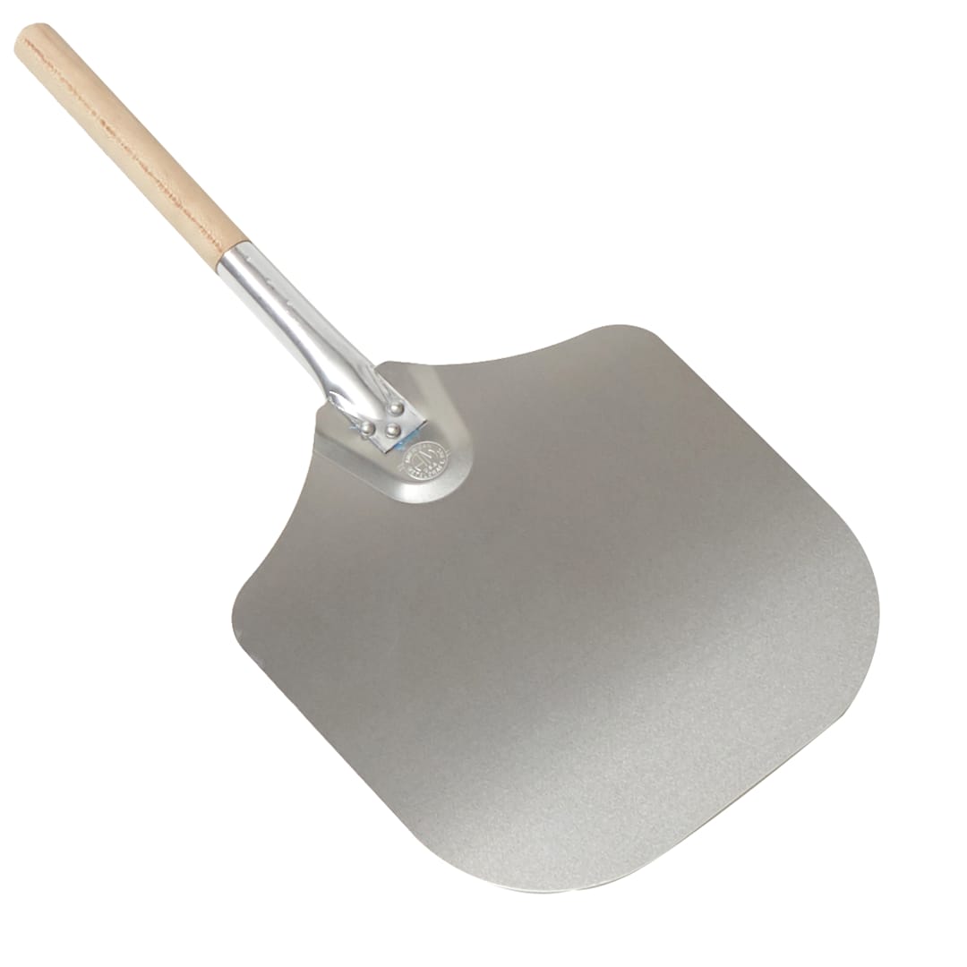American Metalcraft 2512 Med. Blade 26" Pizza Peel w/ Wood Handle