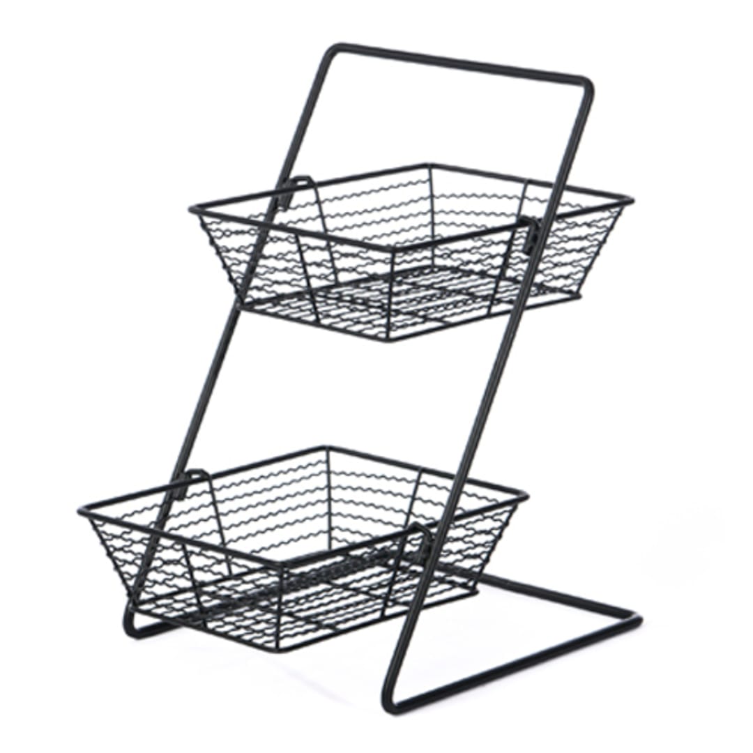 Willow Specialties 823154 10" x 10" x 16" 2-Tier Display Stand Set