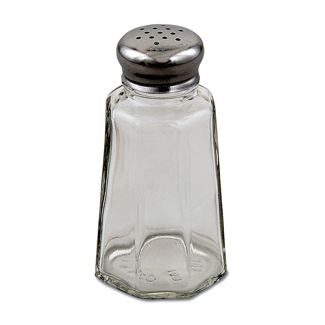 Browne Foodservice 571930 Glass 2 Oz Salt and Pepper Shakers