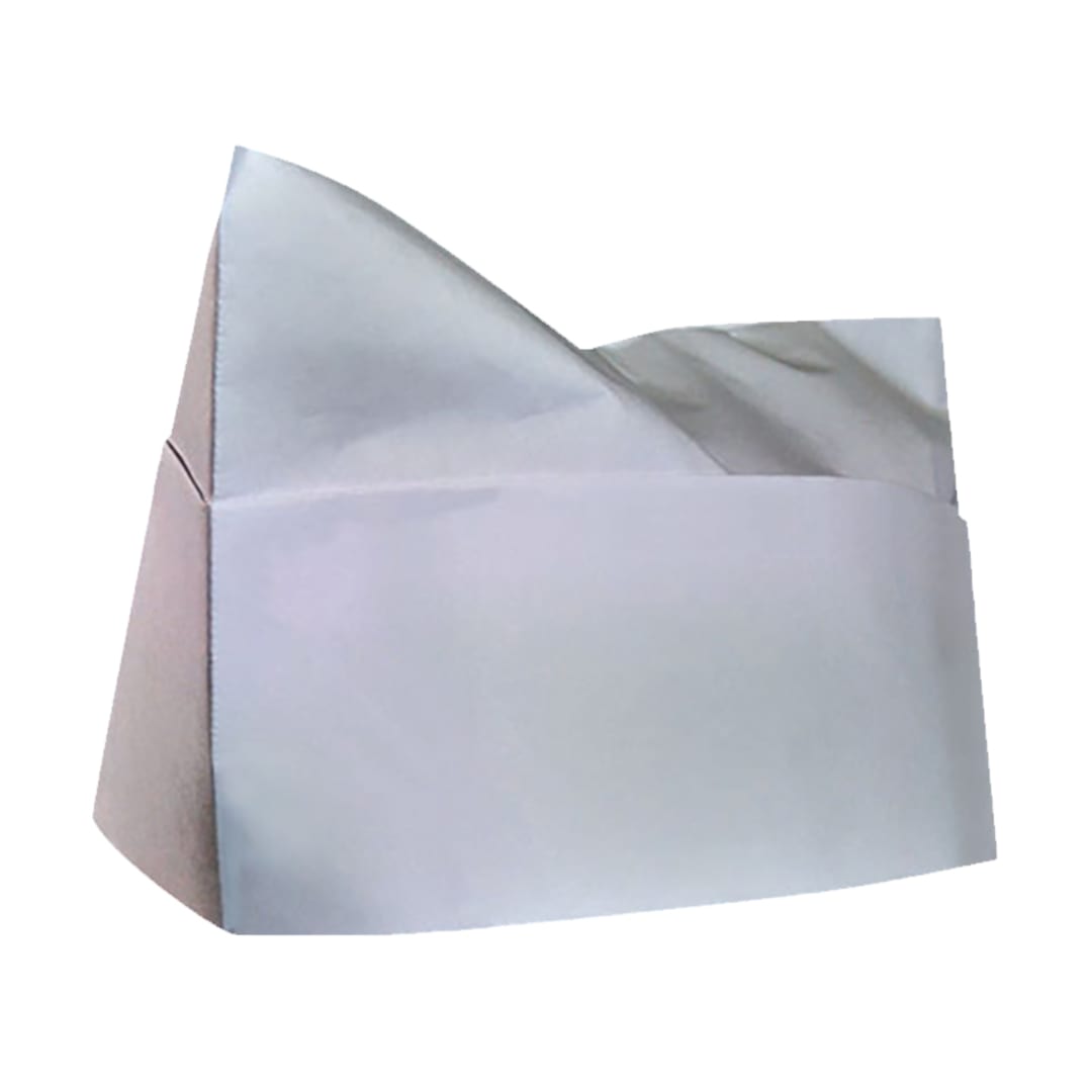 Cellucap® OC1WT White Paper Crown Overseas Cap