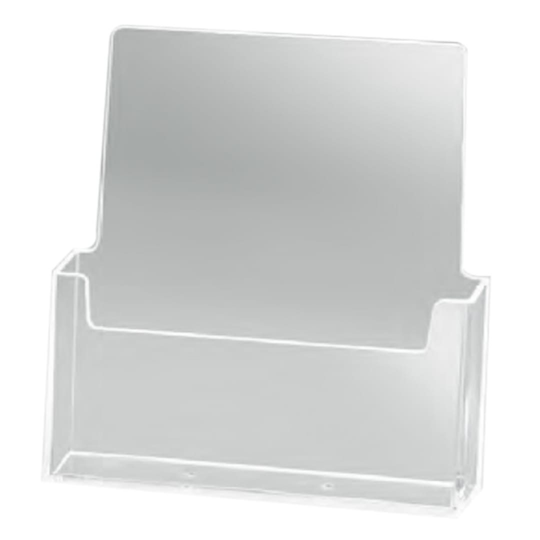 Cal-Mil 210 Acrylic 8.5" x 10" x 1.5" Brochure Holder