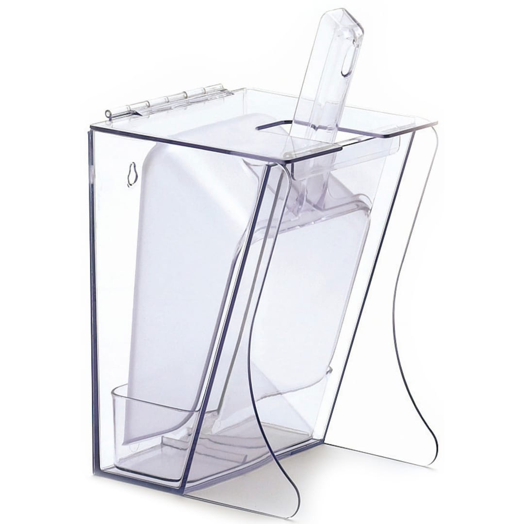 Cal-Mil 792 Free Standing Scoop Holder with 64 Oz. Scoop and Drip Tray