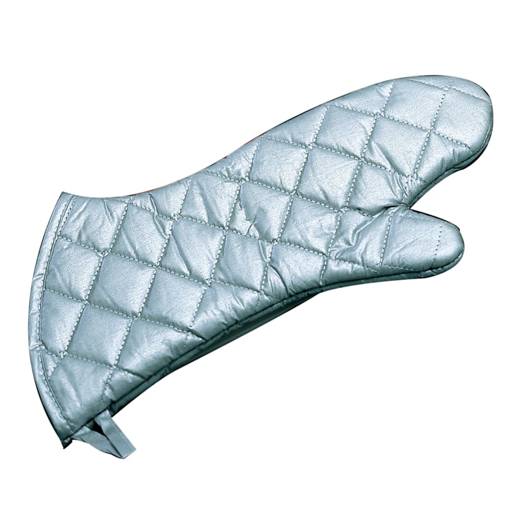 Ritz® OMS26SL Silver Non-Stick 16" Elbow-Length Oven Mitt - Pair