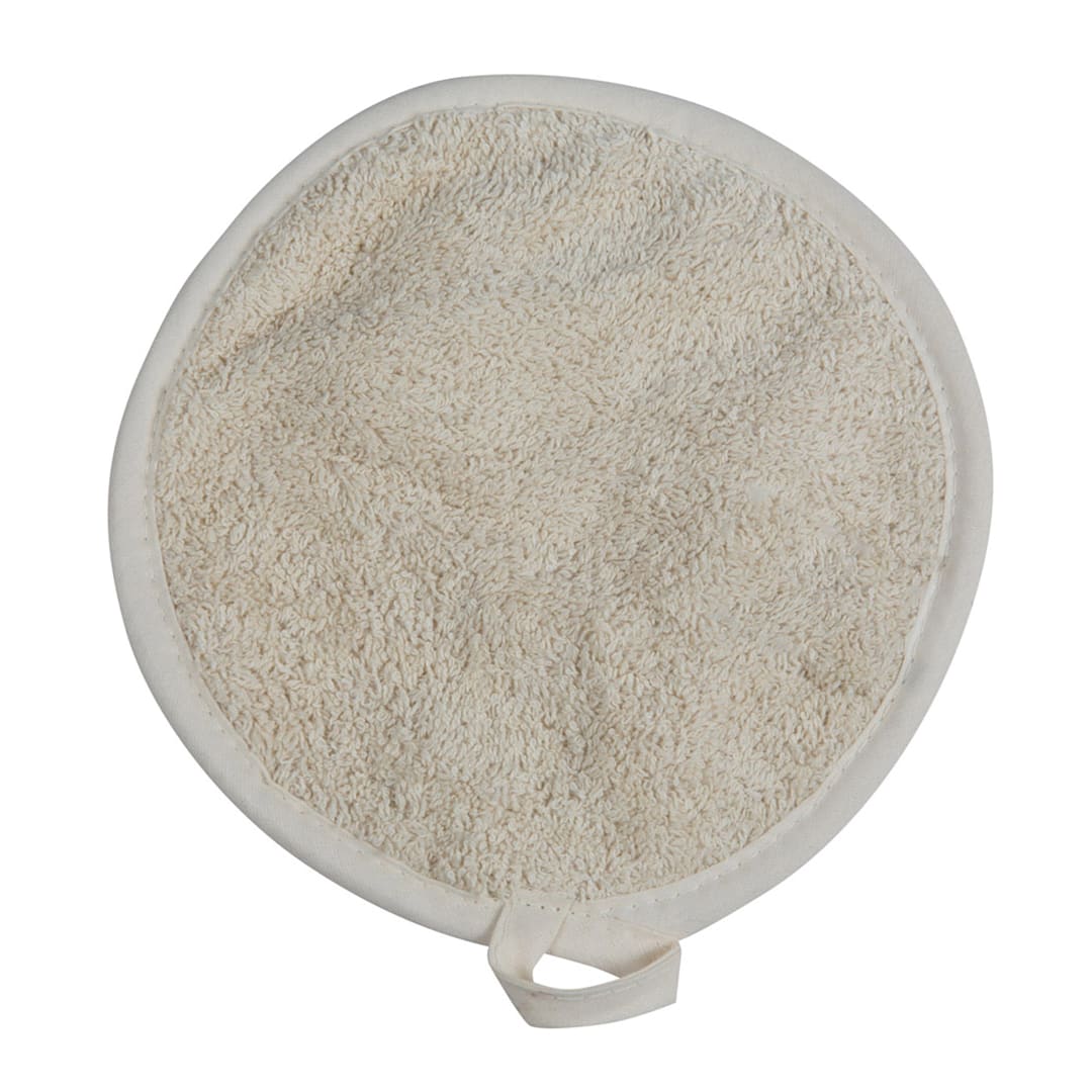San Jamar® 813RPH Round 8" Terry Cloth Pot Holder