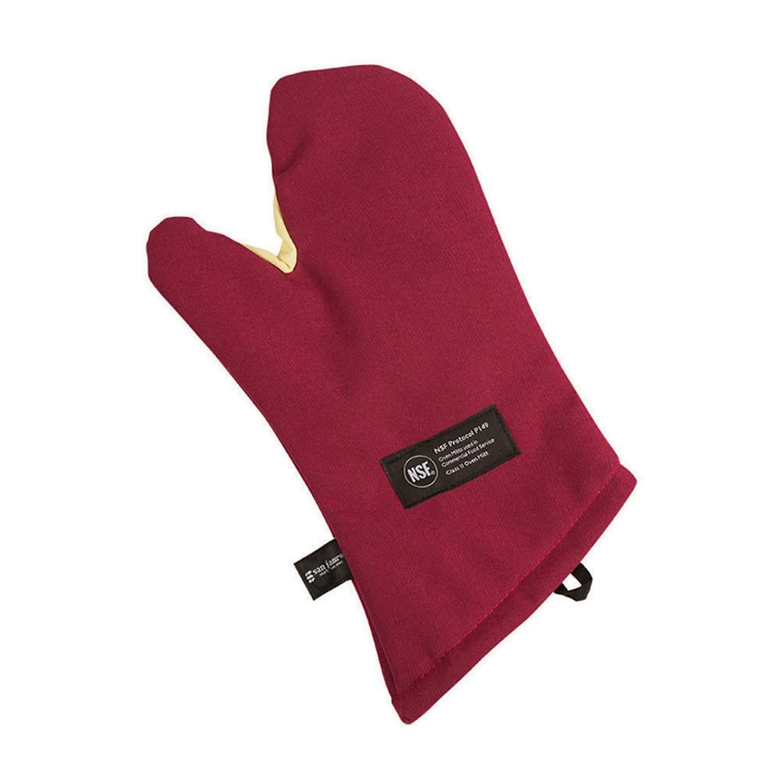 San Jamar® KT0215 Cool Touch Flame 15" Conventional Oven Mitt