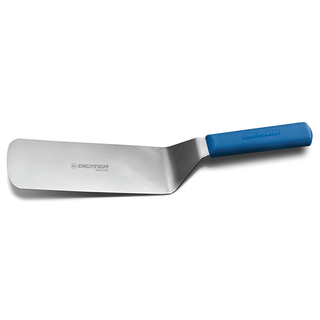 Dexter Russell S286-8C-PCP Sani-Safe Blue Handle 8" Cake Turner