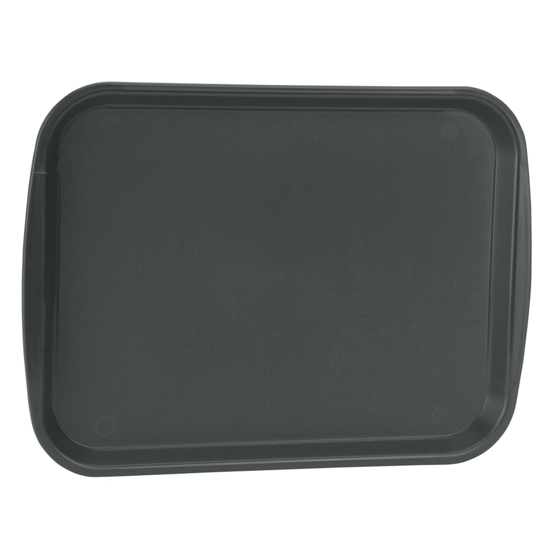Traex 1014-06 Black Plastic 10 x 14" Fast Food Tray