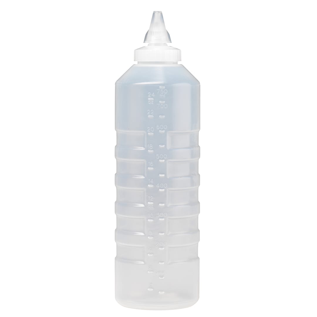 Traex 5324-13 Clear 24 Ounce Squeeze Bottle with Closable Cap