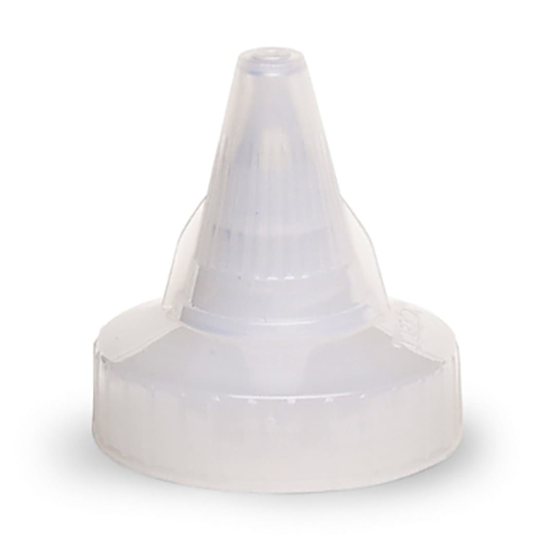 Traex 2814-13 Clear Closeable Spout f/ Squeeze Bottle - Dozen