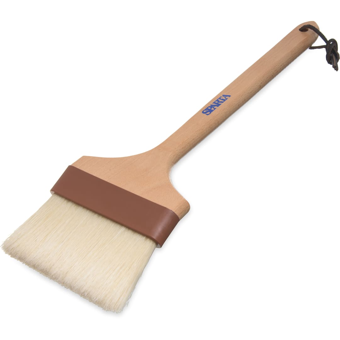 Carlisle 4037100 Sparta Pastry Brush with Wide Boar Bristles